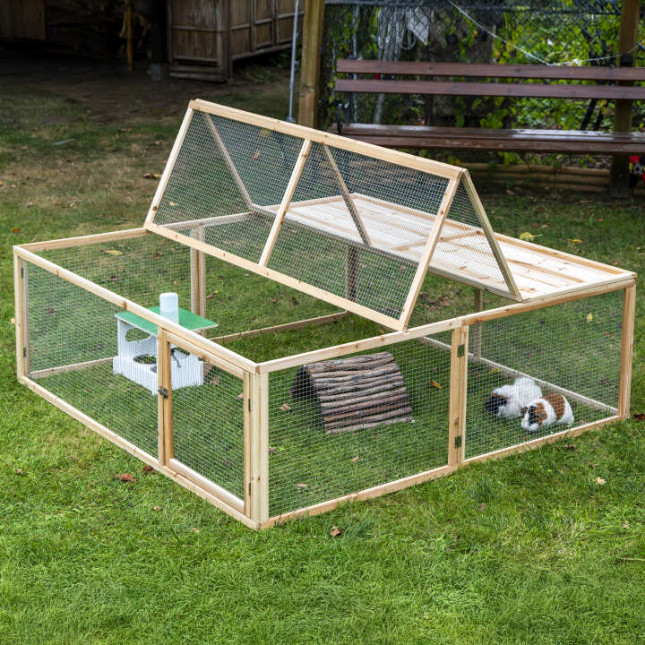 dobar XXL Freilaufgehege aus Holz